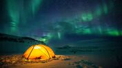 Nordlichter auf dem Kungsleden in Schweden