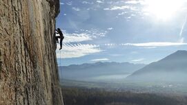 Klettern im St. Galler Oberland