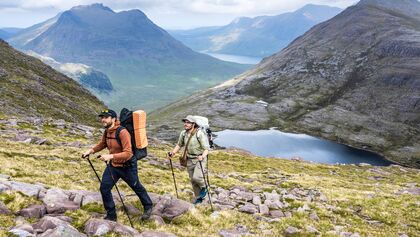 Aufstieg auf den Sgurr Ban, Schottland