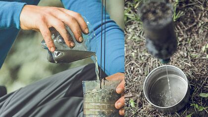 Bushcraft: Wasserfilter bauen