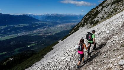 Karwendel Höhenweg bei Hall Wattens in Tirol