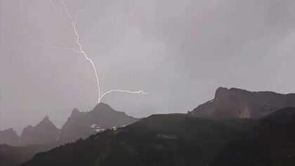 Gewitter in den Bergen