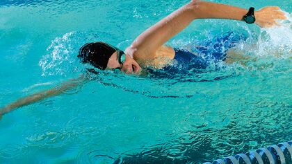 AL Schwimmen Schwimmtraining Garmin Schwimmerin