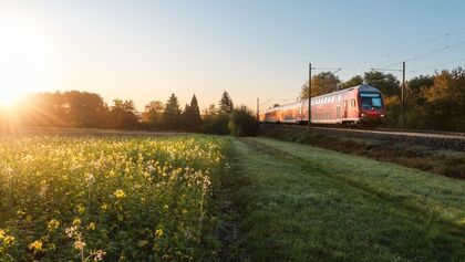 Reise mit der deutschen Bahn 