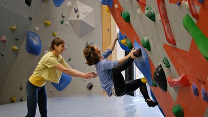 Richtig spotten beim Bouldern