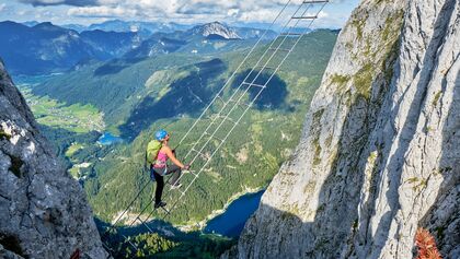 Klettersteig am Donnerkogel, Österreich