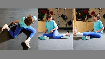 Bouldertraining mit Benny Hartmann, Trainer des japanischen Nationalteams