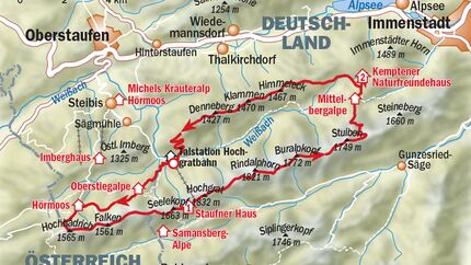 Allgäu - Nagelfluhkette - Tour