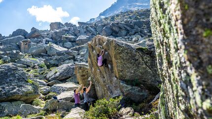 Bouldern Silvretta