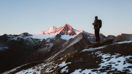 Figerhorn mit Großglockner im Hintergund 