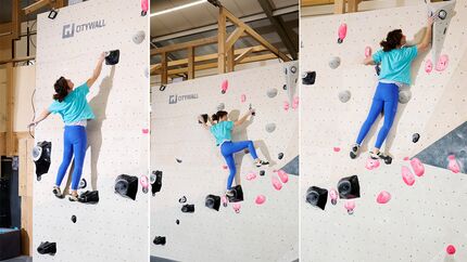 Bouldertraining mit Benny Hartmann, Trainer des japanischen Nationalteams