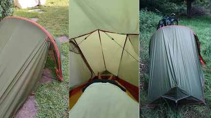 Vango F10 Helium UL Air - leichtes Trekkingzelt - Collage