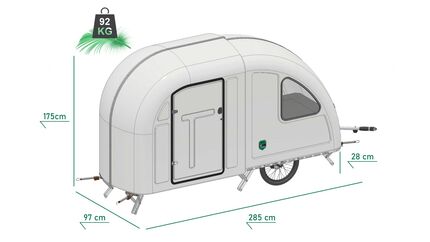 Wide Path Camper - Fahrrad-Wohnwagen