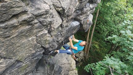 Sportklettern Müglitztal bei Dresden