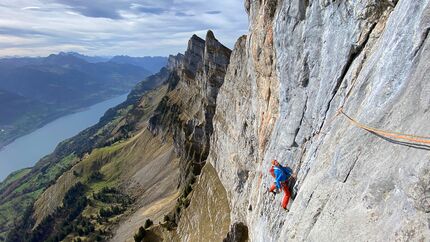 Klettern im St. Galler Oberland