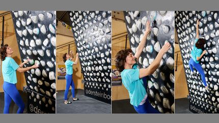 Bouldertraining mit Benny Hartmann, Trainer des japanischen Nationalteams