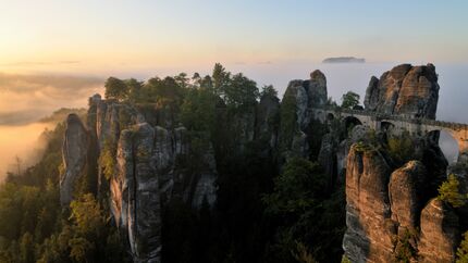 OD 2014 Fernwanderweg Malerweg Sächsische Schweiz Elbsandstein