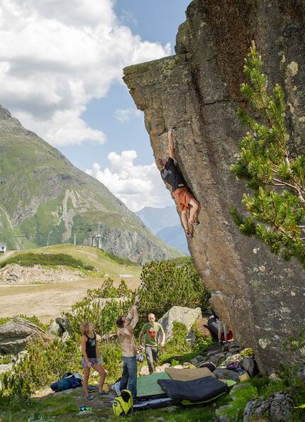 Bouldern Silvretta